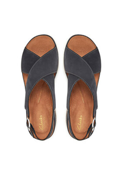 CLARKS Γυναικεία Σανδάλια μπλε CLARKS-26181440 NAVY NUBUCK