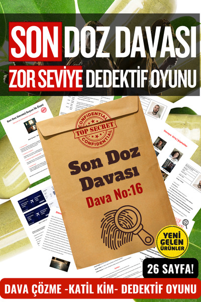 GameBulance Last Dose Case - Case Solving Game - Difficult Level Detective Game Find the Suspect, Murder Solving Game