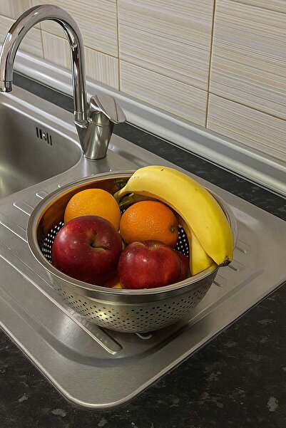 Mrt lüx paslanmaz çelik süzgeç 20 cm