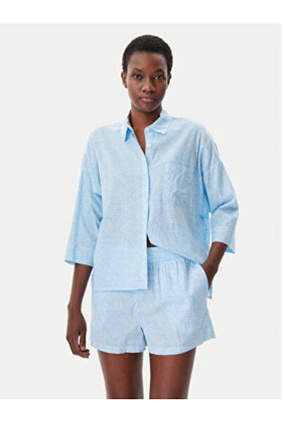 Dkny Γυναικείες Πιτζάμες YI50046 Ανοιχτό Μπλε