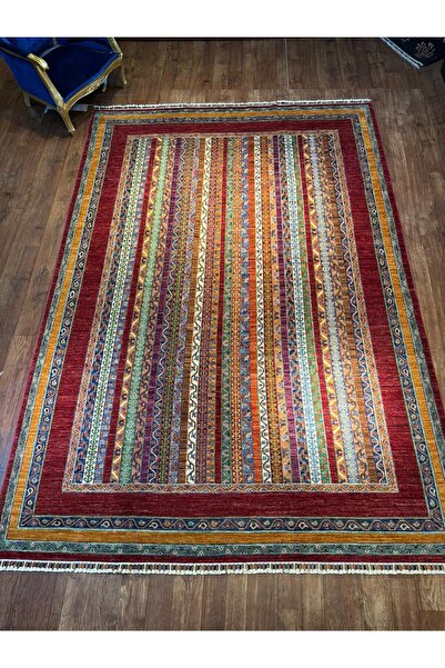 İpek Şal desen el dokuma Afgan halısı