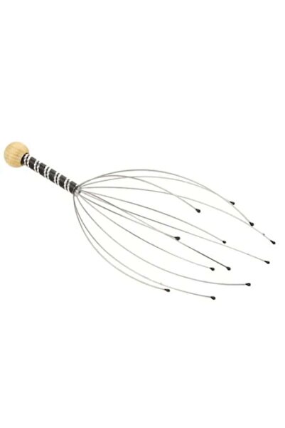 Tiessa metal scalp massager, 12 arms, 22.5 cm