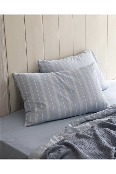 Madame Coco Amelia Double Cotton Dobby Duvet Cover Set - Blue