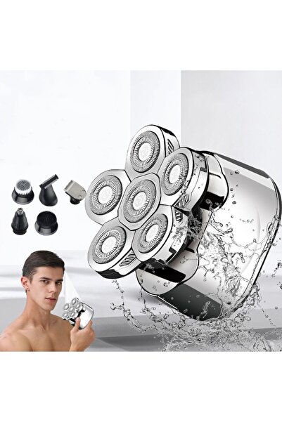 Bell Electric Shaver 6D, Bell™ 6 Blade Samurai®, multifunctional, cordless, USB charging, 100% waterpr