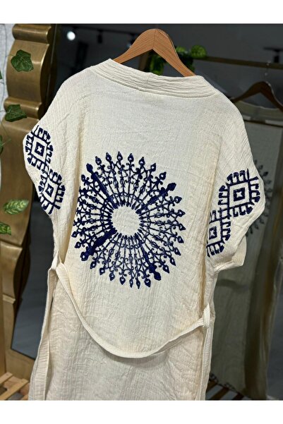 Befera Design Muslin Kimono 100% Cotton Ethnic Printed Patterned Bathrobe Kaftan Dressing Gown