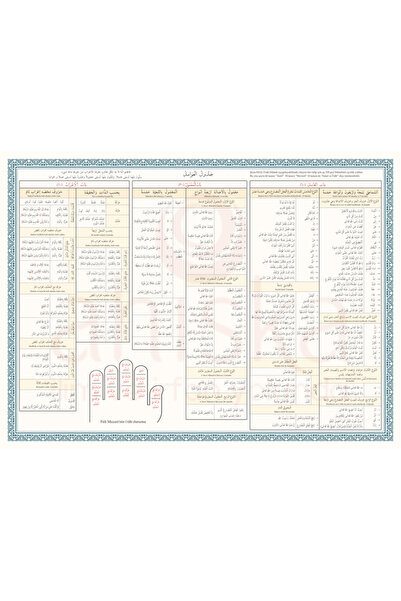 Ahıska Yayınevi Avamil Şeması Renkli / Kolektif / / 8690000001569