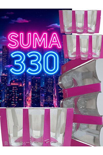 Lider MAGNESİA 6 Lemonade & Raki Glasses 190 Cc Soft Drink Presentation 6 Pcs