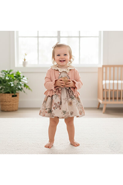 Öztürkpartievi Sylvia 3-Piece Girls' Set Retro Powder Pink