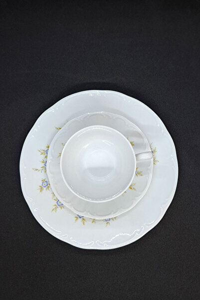 Bavaria J-Aeger German Vintage Porcelain Tea Cup 3 Pieces 170 ml