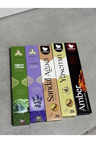 AURA 5’li Set Çubuk Tütsü | Mahur&Layansa Marka