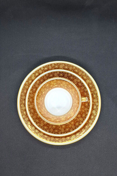 Weımar Çay Fincanı 3 Parça 170 ml Doğu Alman Yapımı