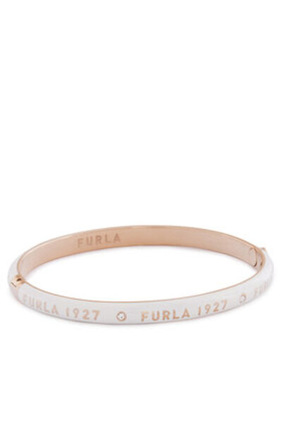 FURLA Γυναικείο βραχιόλι λευκό FURLA-WJ00250 K22000 3914S PANNA+COLOR ORO ROSA
