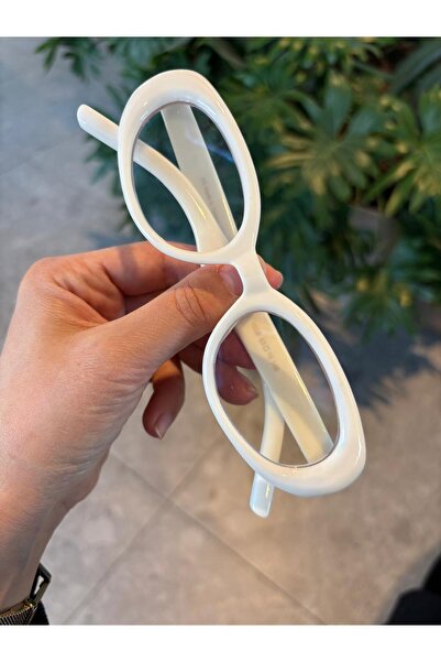 funeyes Leon Brown Cat Eye Classic Retro Leopard Popular Blue Light Protection Blue Block Transparent Glasses