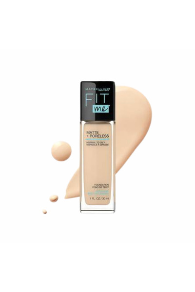 Maybelline New York Maybelline Fit Me Matte + Poreless Foundation - 118 Light...