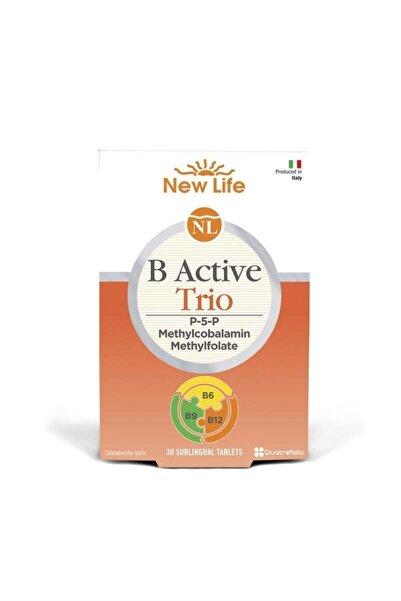 New Life B Active Trio Dil Altı 30 Tablet