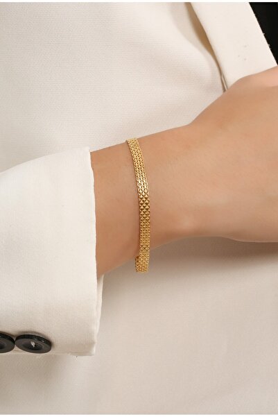LİNOVE JEWELLERY Gümüş Hasır Model Bileklik 925 Ayar Gümüş Hasır Bileklik. Unisex Model Gümüş Bileklik