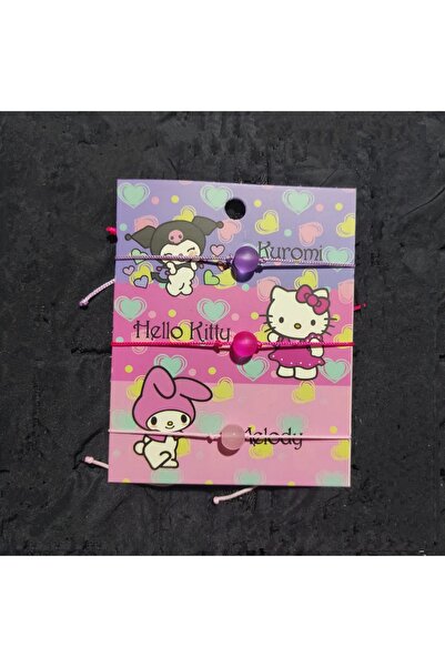 MutluBiDünya Üçlü Arkadaş Bilekliği İp Bilekliği