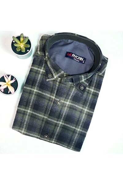 EREN STYLE Classic 100% Cotton Long Sleeve Anti-Sweat Winter Flannel Fabric K...