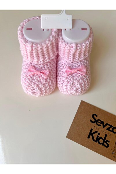 Sevza Kids Bebek Örgü Patik - Yenidoğan - 0-6 Ay