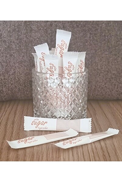 Self stick şeker kırmızı sugar logolu 3 gr x 1000 ad.