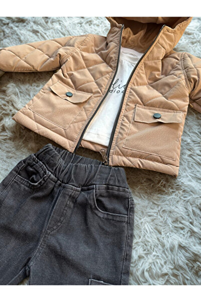 ecoo kids Erkek Bebek/Çocuk Kapitone Montlu Takım