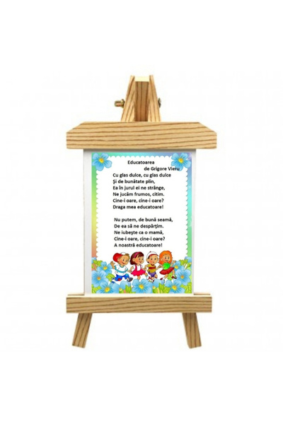 CrisPrint Sevalet - poezie pentru Educatoare