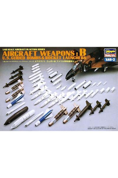 Hasegawa X48-2 36002 1/48 Ölçek, Savaş Uçağı Silahları-B, Plastik Model Kiti
