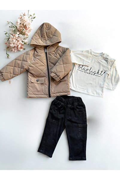 ecoo kids Erkek Bebek/Çocuk Kapitone Montlu Takım