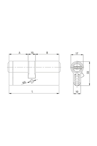 Kale Kilit KALE 164 KTBS / 164 KTBSM 6'LI ORTAK ANAHTAR / PASS SİSTEM (3 ADET 164 KTBSM + 3 ADET 164 KTBS)