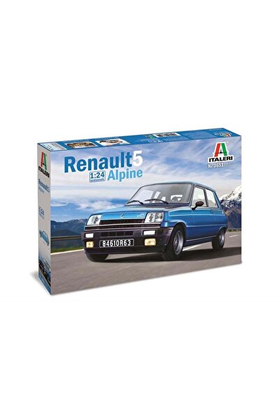 İtaleri 3651S 1/24 Ölçek, Renault 5 Alpine Rally Arabası, Plastik Model kiti