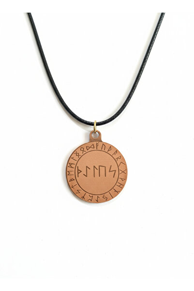Güney Takı Store Rune Sembollü Bakır Kolye