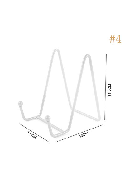 Choice4 4 1pc Plate Display Stand ture Easel Metal Plate Stands Holder Displa...