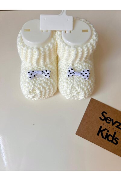 Sevza Kids Bebek Örgü Patik - Yenidoğan - 0-6 Ay