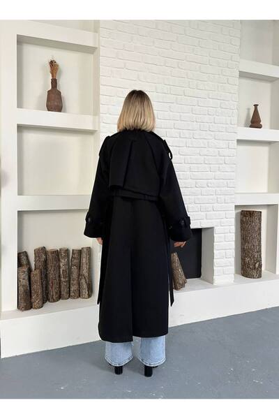 Genel Markalar Yeni Sezon Kaşe Premium Trençkot Kaban