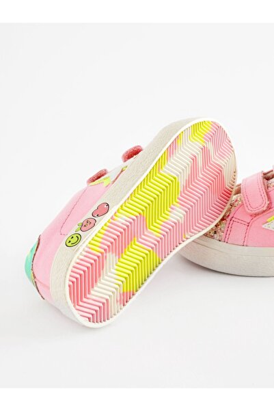 Next Baby Pink Star Patterned Sparkling Glitter Sneaker