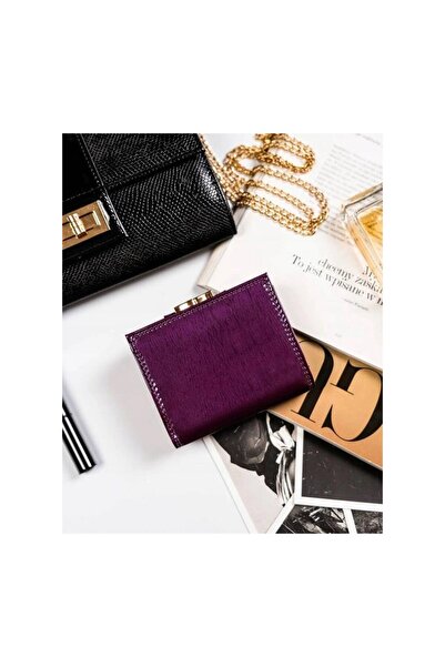 Peterson Women's compact wallet made of patent leather - Peterson