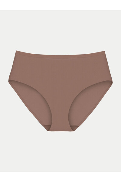 Triumph Γυναικεία Κλασικά Σλιπ με Ψηλή Μέση 10209655 Καφέ