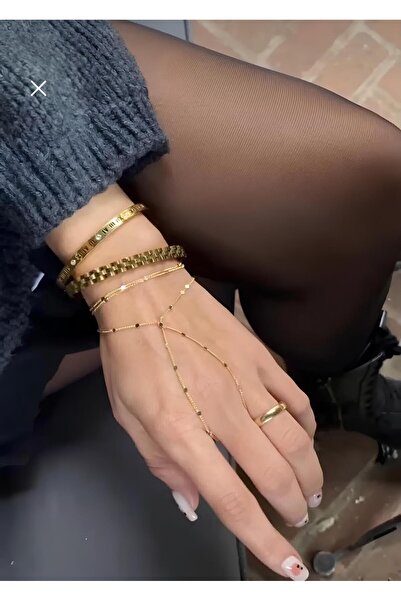 Mercy Aksesuar Gold Altın Kaplama Pul Şahmeran