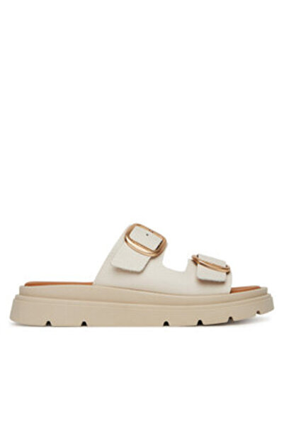 Tamaris Γυναικείες σαγιονάρες μπεζ TAMARIS-1-27239-42 413 IVORY ΔΕΡΜΑ