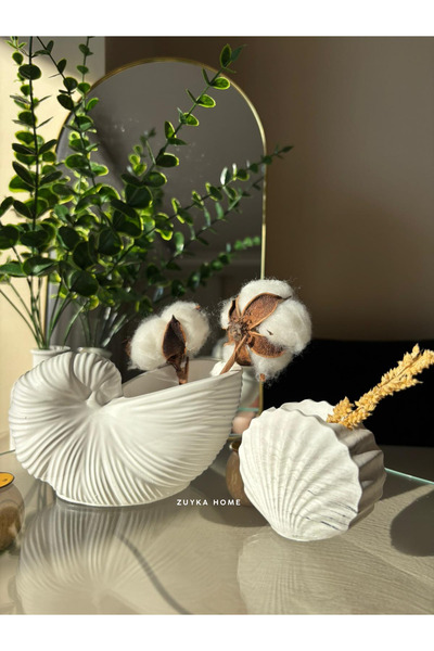 ZUYKA HOME Deniz Kabuğu vazo & mini istiridye vazo / ev dekorasyonu