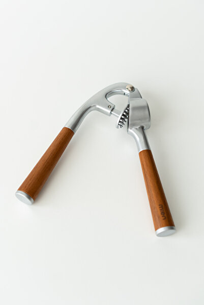 Dekorzdükkan أداة هرس الثوم من براتيج بمقبض من خشب الأكاسيا