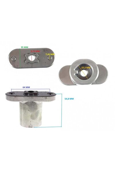 TAIWAN Suport pentru cuțit mașină de tuns iarba MTD P 53 HWO, YM 6021 CB, 53 ...