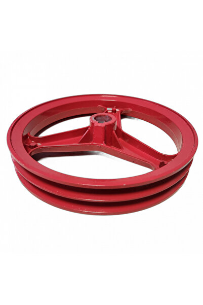 China Fulie dublă din aluminiu (ax de 20 mm, diametru de 205 mm)