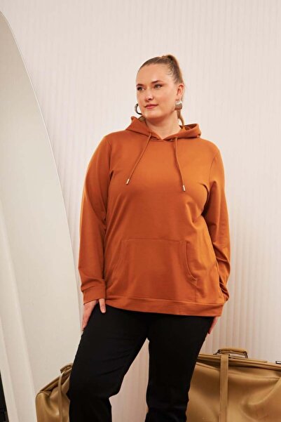 RMG Gamze Moda Large Size Sweatshirt