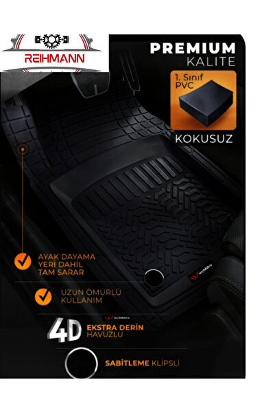 REIHMANN Volkswagen Jetta 2011-2012-2013-2014-2015-2016-2017-2018 HAVUZLU OTO PASPAS uyumlu