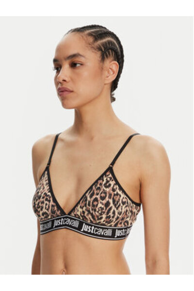 Just Cavalli Γυναικείο τοπ καφέ JUST CAVALLI-78PAJU03 CJUT3 738 CREMINO BIS