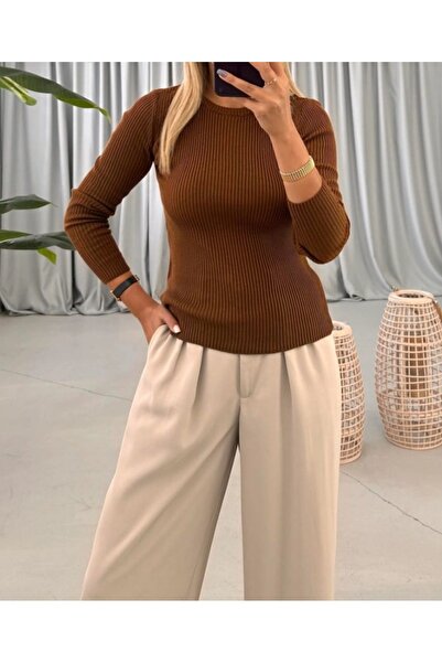 GAMZE ALPTEKİN Стандартен размер дамски пуловер 3 цвята