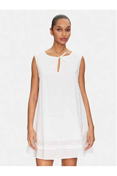 Seafolly Γυναικείο Καλοκαιρινό Φόρεμα Λευκό SEAFOLLY-55431-DR WHITE