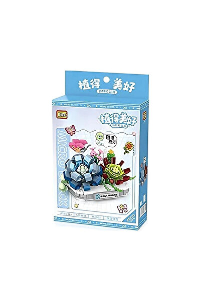 Arthurs Lz-8831 Plantable Ice Blue Snow Lotus Flower 370 Pieces Block
