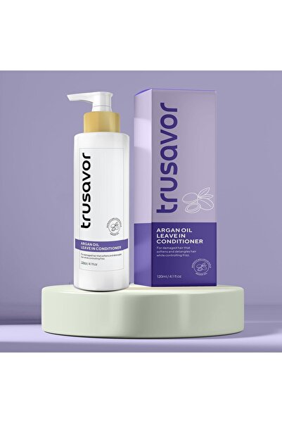 Trusavor بلسم زيت الأرغان، تركيبة مضادة لتساقط الشعر، أبيض، 120 مل/4.1 أونصة ...